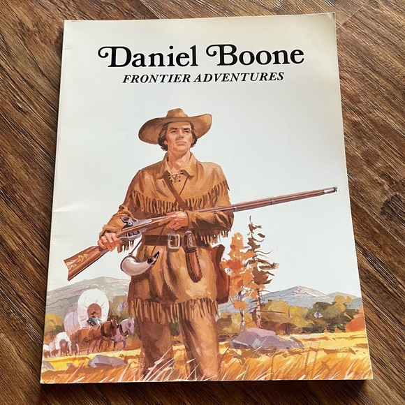 Daniel Boone Frontier Adventures Vintage Paperback Book - Picture 1 of 3
